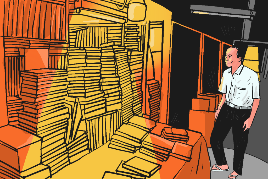 pencuri buku.MOJOK.CO