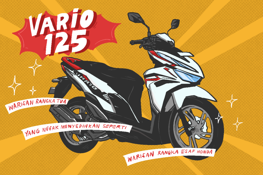 Honda Vario 125 Pilihan Orang Waras, Tua tapi Kuat MOJOK.CO