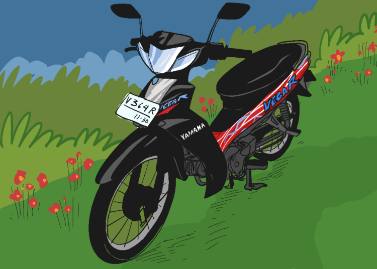 Vega R 2007 tak cocok untuk pergi dari Surabaya ke Mojokerto. MOJOK.CO