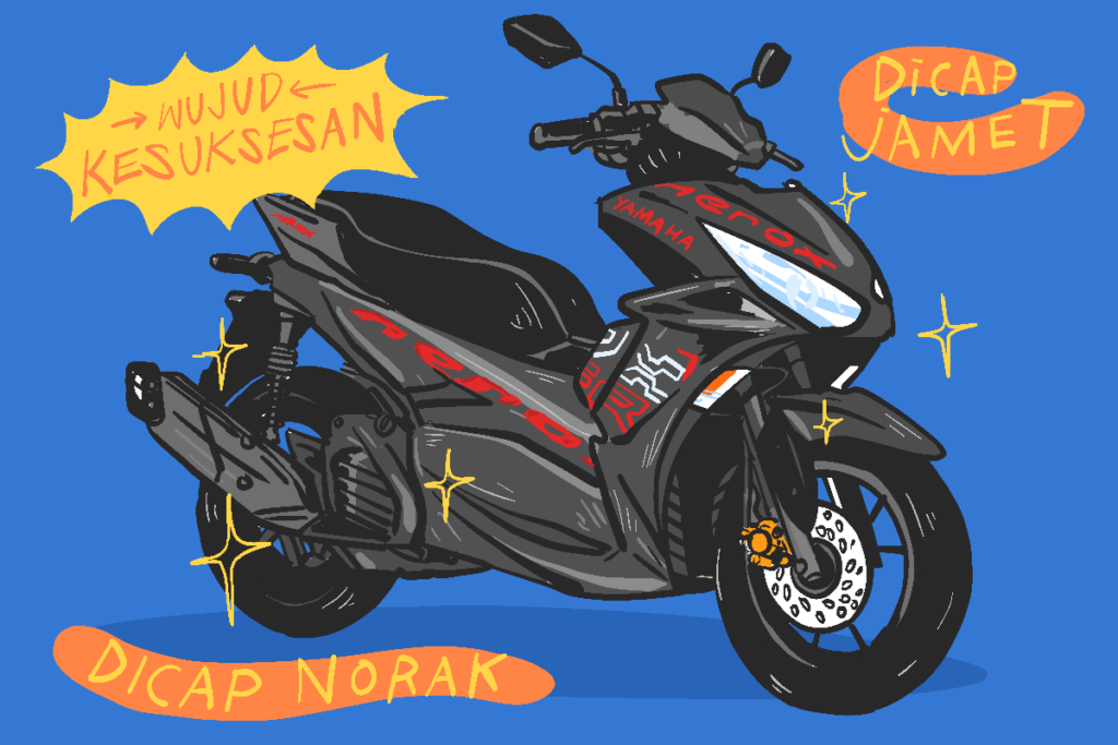 Disuruh kuliah PTN sama ortu: mau dengan syarat dibelikan motor Yamaha Aerox. Kini berujung menyesal MOJOK.CO