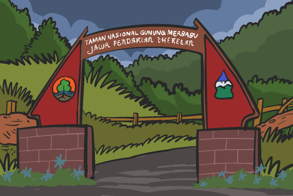 pertama naik gunung Mebabu via thekelan, belajar dari youtube. MOJOK.CO