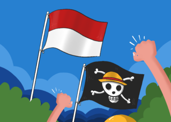 Bendera One Piece dilarang berkibar saat HUT RI ke-80. MOJOK.CO