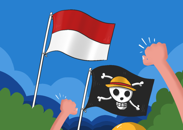 Bendera One Piece dilarang berkibar saat HUT RI ke-80. MOJOK.CO