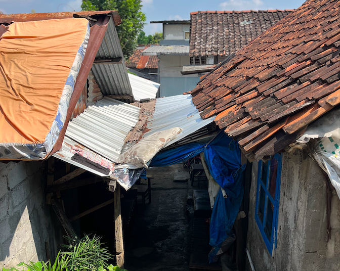 Rumah-rumah di Kampung Ledhok Timoho, Gajahwong, Jogja MOJOK.CO