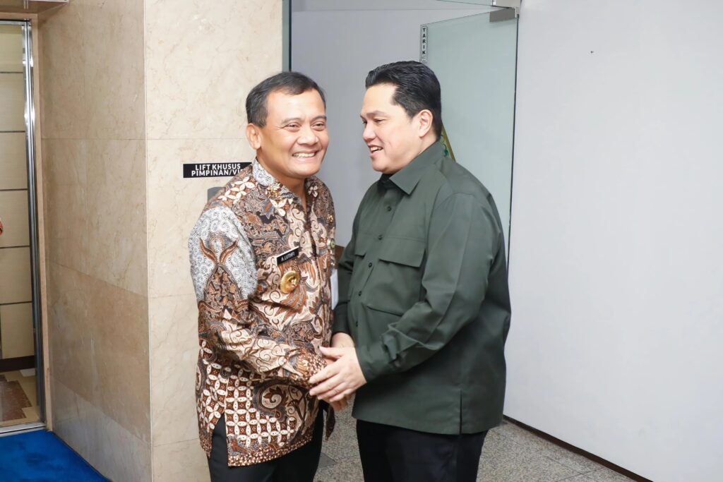 Ketum PSSI Erick Thohir dan Gubernur Jateng Ahmad Luthfi bahas soal Liga 3 dan Liga 4 di Jawa Tengah MOJOK.CO