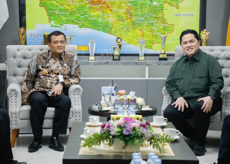 Ketum PSSI Erick Thohir dan Gubernur Jateng Ahmad Luthfi bahas soal Liga 3 dan Liga 4 di Jawa Tengah MOJOK.CO