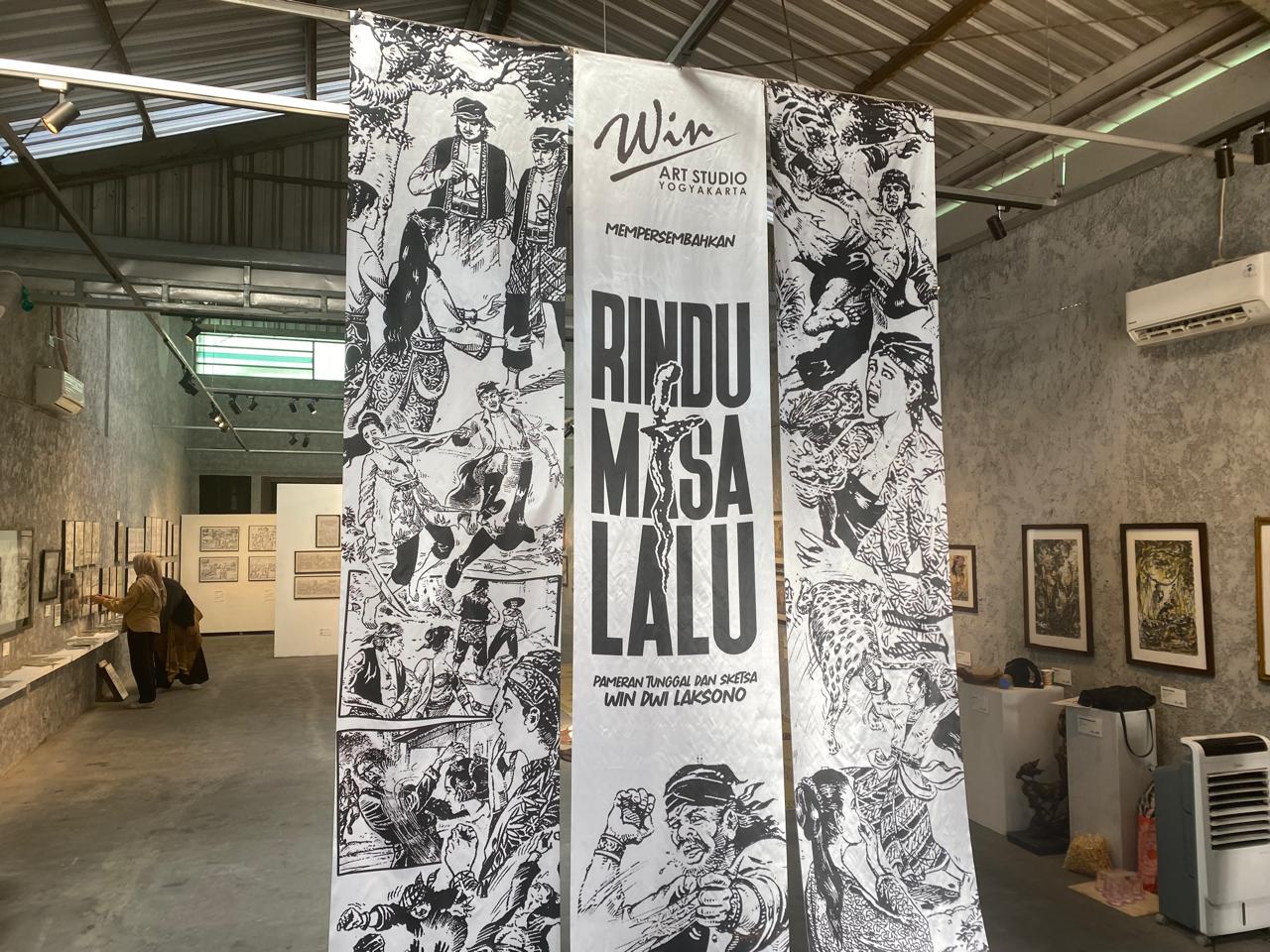 Pameran seni rupa Rindu Masa Lalu oleh Jogja Disability Arts (JDA) MOJOK.CO