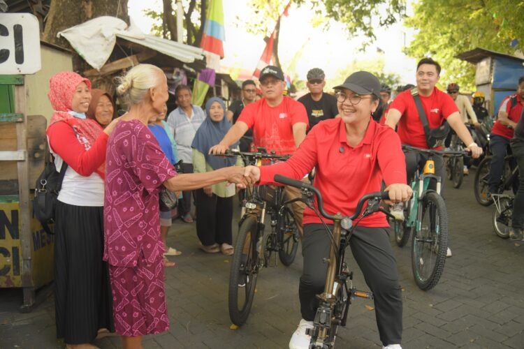 Wali Kota Semarang, Agustina, melakukan peninjauan untuk penataan kawasan Kota Lama MOJOK.CO