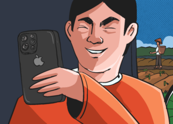 Penerima beasiswa KIP Kuliah bisa beli hp iPhone. MOJOK.CO