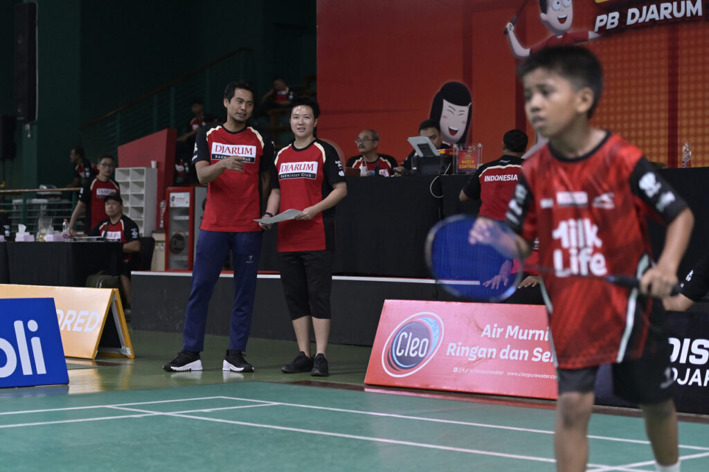 Liliyana Natsir dan Tontowi Ahmad kembali memantau bakat para peserta Audisi Umum Atlet PB Djarum