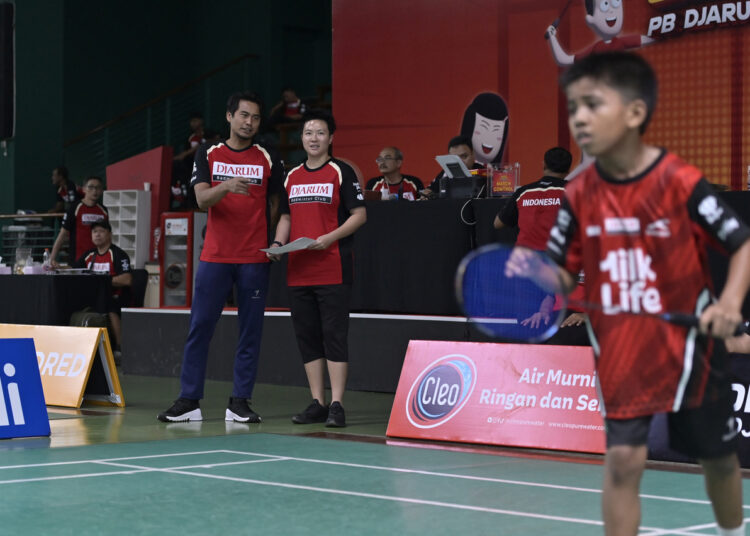 Liliyana Natsir dan Tontowi Ahmad kembali memantau bakat para peserta Audisi Umum Atlet PB Djarum