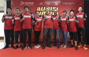 Para pemain bulu tangkis legendaris PB Djarum yang menjadi Tim Pemandu Bakat Audisi Umum PB Djarum 2025. (Dok. Audisi PB Djarum)