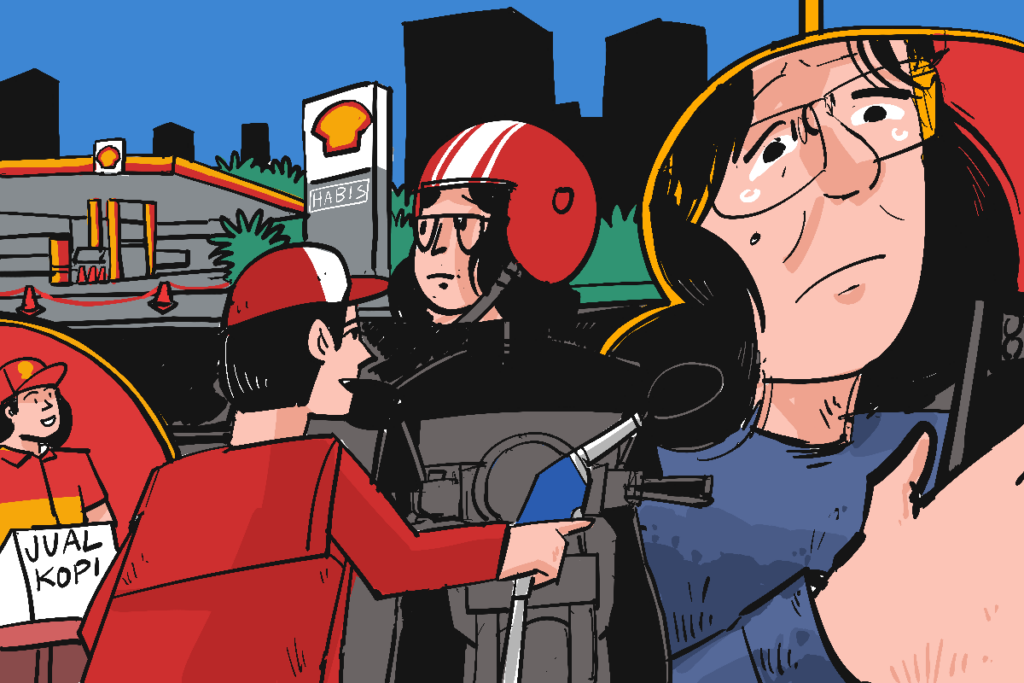 Kelangkaan BBM di SPBU Shell: bayang-bayang PHK bikin nelangsa pikirkan nasib ibu, berat pindah merek lain karena ragu MOJOK.CO