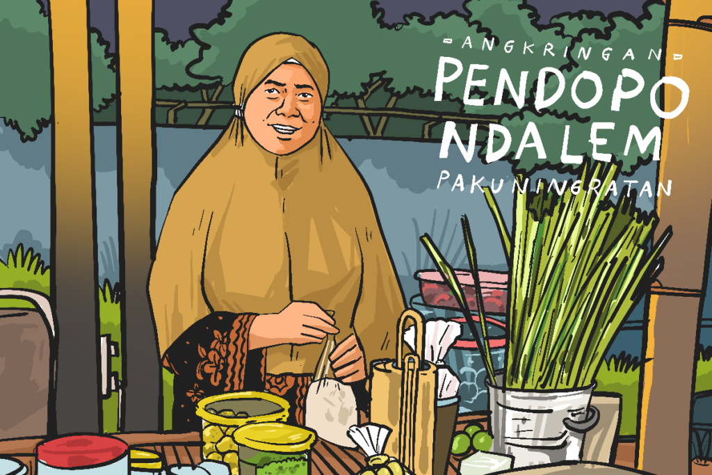 Angkringan Pendopo Ndalem Pakuningratan Jogja. MOJOK.CO