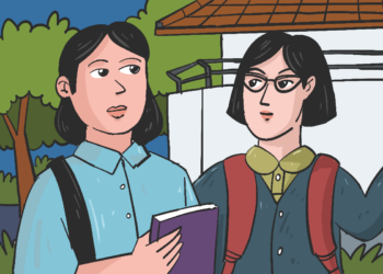 Mahasiswa Jurusan Ilmu Komunikasi Unair Surabaya iri dengan mahasiswa UPN Veteran Jawa Timur. MOJOK.CO