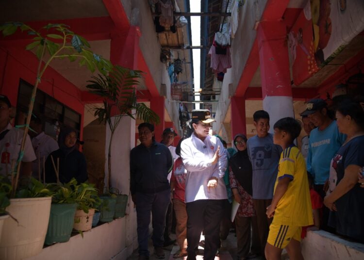 Wali Kota Semarang, Agustina Wilujeng, kunjungi Rusunawa Karangroto, Kota Lama MOJOK.CO