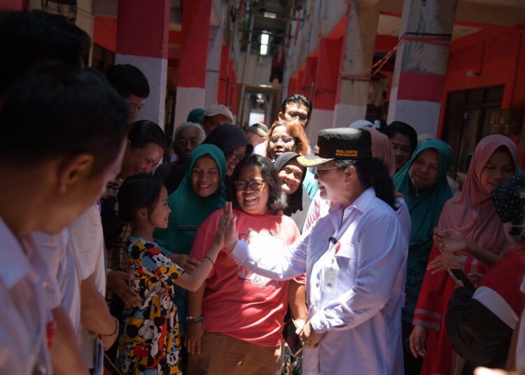 Wali Kota Semarang, Agustina Wilujeng, kunjungi Rusunawa Karangroto, Kota Lama MOJOK.CO