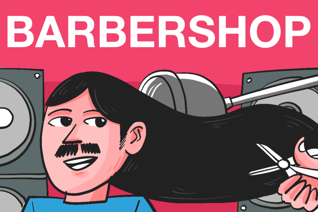 Kebiasaan di tukang pangkas gegayaan potong rambut di barbershop. Berakhir konyol dan menderita MOJOK.CO