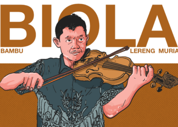 Mbah Min (48), perajin biola bambu dari lereng Muria, Kudus MOJOK.CO