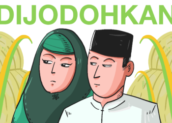 Ilustrasi pondok pesantren yang jadi makelar jodoh - Mojok.co