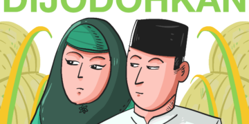 Ilustrasi pondok pesantren yang jadi makelar jodoh - Mojok.co
