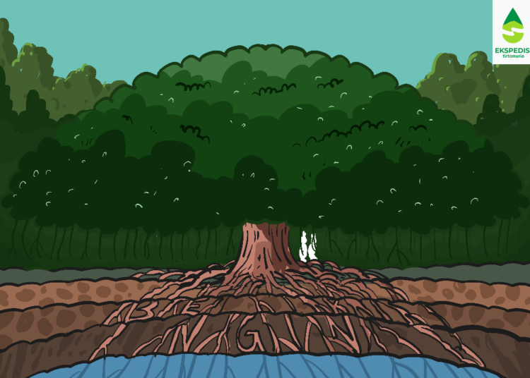 Ilustrasi ekspedisi Tirta Muria - Mojok.co