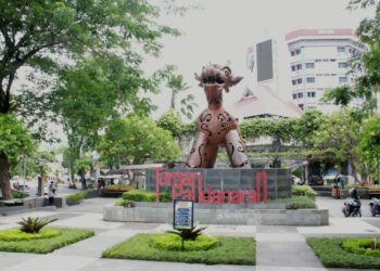 Taman Pandanaran, salah satu taman kota di Semarang selain Taman Indonesia Kaya. MOJOK.CO