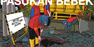 Pasukan Bebek oleh Dinas Pekerjaan Umum Semarang atasi banjir. MOJOK.CO