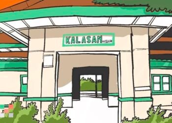 Ilustrasi Stasiun Kalasan di Sleman yang terbengkalai - MOJOK.CO