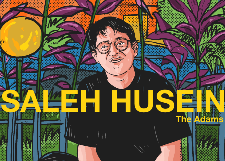 Saleh "Ale" Husein The Adams berbagi cerita perihal prosesnya dari seniman seni rupa menjadi gitaris MOJOK.CO