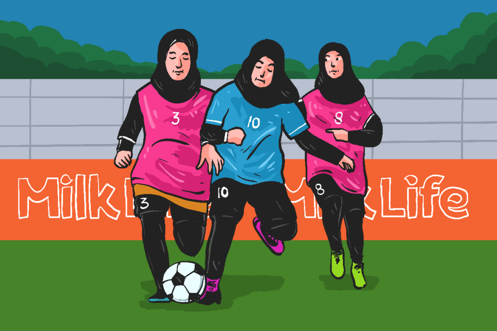 Ilustrasi Kualifikasi MilkLife Soccer Challenge (MLSC) Yogyakarta Seri 1 2025-2026 - MOJOK.CO