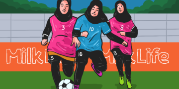 Ilustrasi Kualifikasi MilkLife Soccer Challenge (MLSC) Yogyakarta Seri 1 2025-2026 - MOJOK.CO