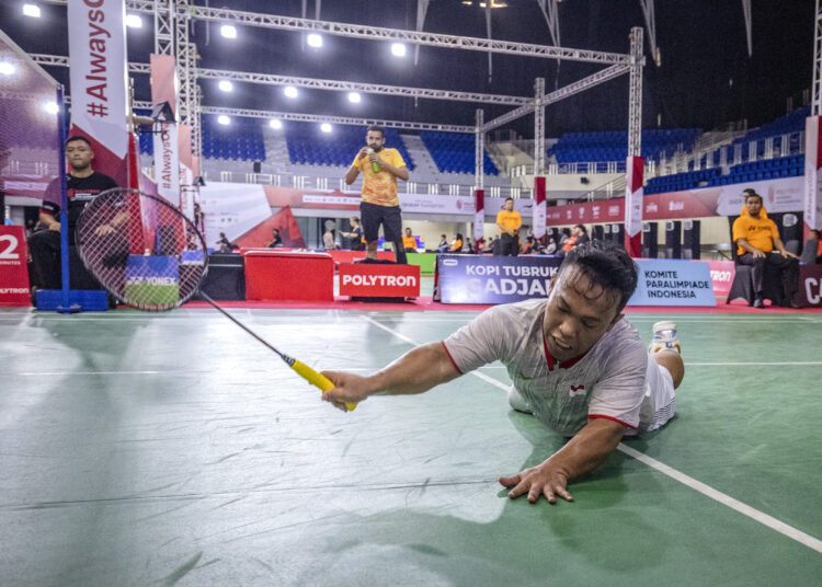Jatuh bangun Subhan di bulu tangkis difabel Polytron Indonesia Para Badminton 2025 Solo MOJOK.CO