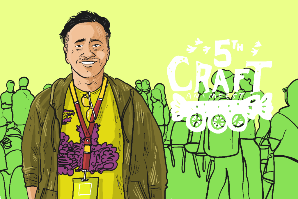 Hizkia Subiyantoro (Hizaro), Direktur Eksekutif Craft Animfest yang lahir di Jogja. MOJOK.CO