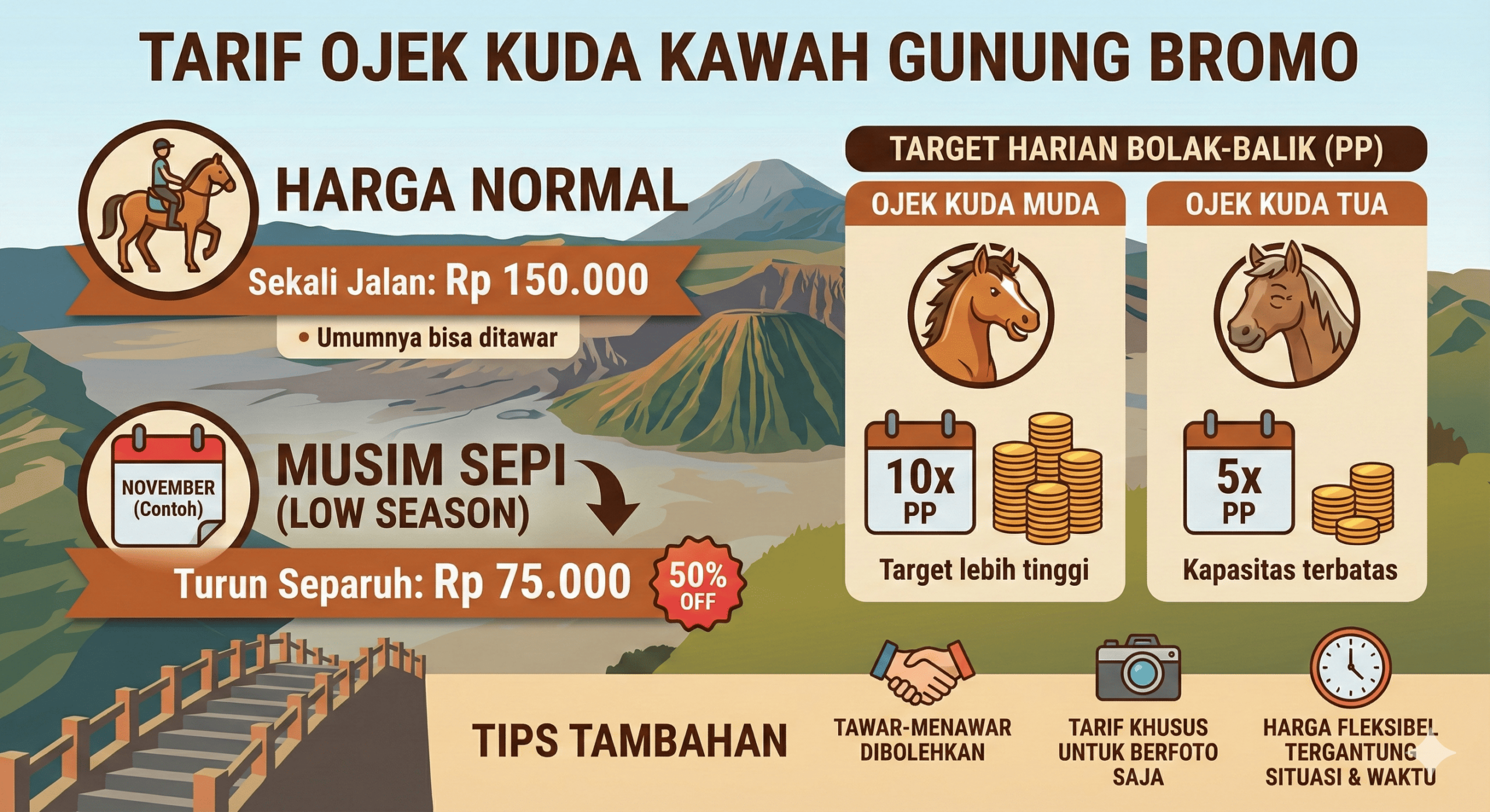 Tarif tarif ojek kuda MOJOK.CO