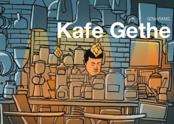 Kafe Gethe di Kampung Sekayu Semarang. MOJOK.CO