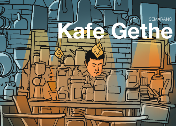 Kafe Gethe di Kampung Sekayu Semarang. MOJOK.CO