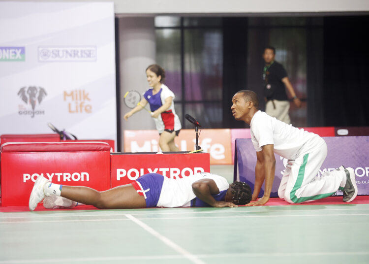 Lawan Qonitah di final, Meriam Eniola Bolaji terkapar kesakitan MOJOK.CO