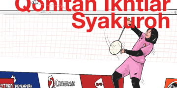 Qonitah Ikhtiar Syakuroh, atlet para badminton (bulu tangkis difabel) asal Kulon Progo Jogja sang penderes medali emas MOJOK.CO