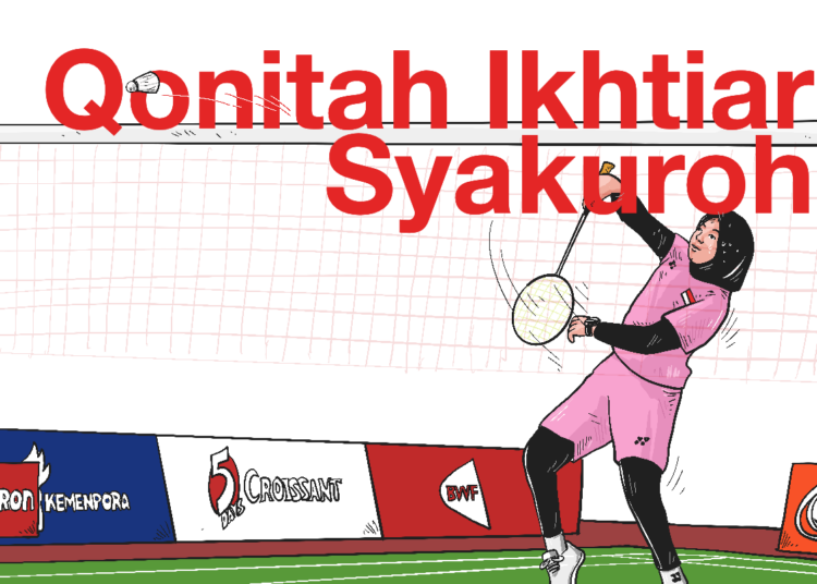 Qonitah Ikhtiar Syakuroh, atlet para badminton (bulu tangkis difabel) asal Kulon Progo Jogja sang penderes medali emas MOJOK.CO