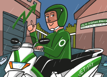 Driver ojek online (ojol) Semarang cari untung di tengah kebingungan penumpang MOJOK.CO