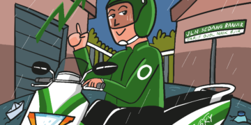 Driver ojek online (ojol) Semarang cari untung di tengah kebingungan penumpang MOJOK.CO