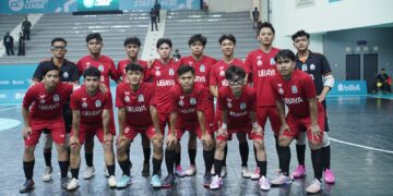 Tim Futsal Universitas Surabaya (UBAYA) berlaga di Jogja. MOJOK.CO