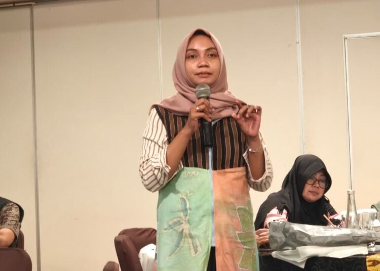 Arni, salah satu peserta pelatihan MOJOK.CO