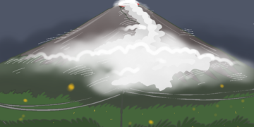 Keindahan Semu di Kaki Gunung Semeru, Lumajang saat erupsi. MOJOK.CO