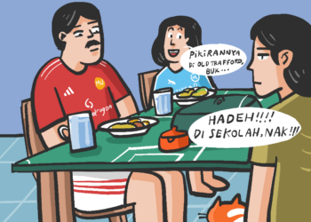 Guru tak pernah benar-benar pulang. Raga di rumah tapi pikiran dan hati tertinggal di sekolah MOJOK.CO