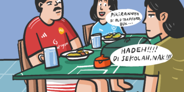 Guru tak pernah benar-benar pulang. Raga di rumah tapi pikiran dan hati tertinggal di sekolah MOJOK.CO