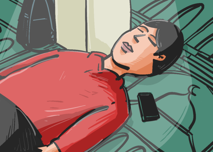 Menemukan kedamaian batin dari rebahan karpet masjid MOJOK.CO