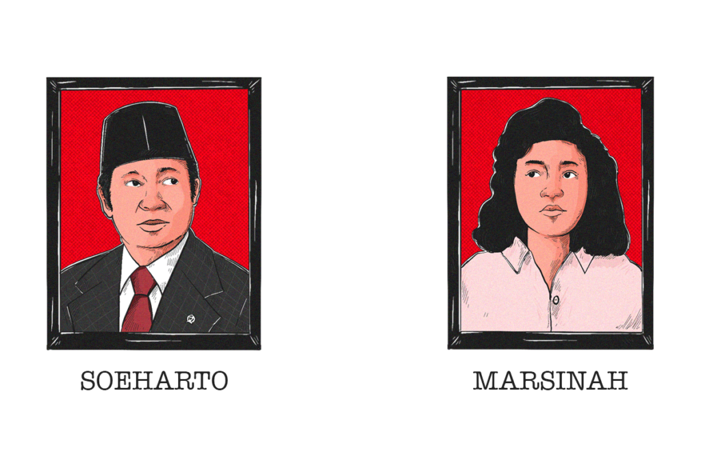 Suara Marsinah dari Dalam Kubur: 'Lucu! Aku Disandingkan dengan Pemimpin Rezim yang Membunuhku'.MOJOK.CO