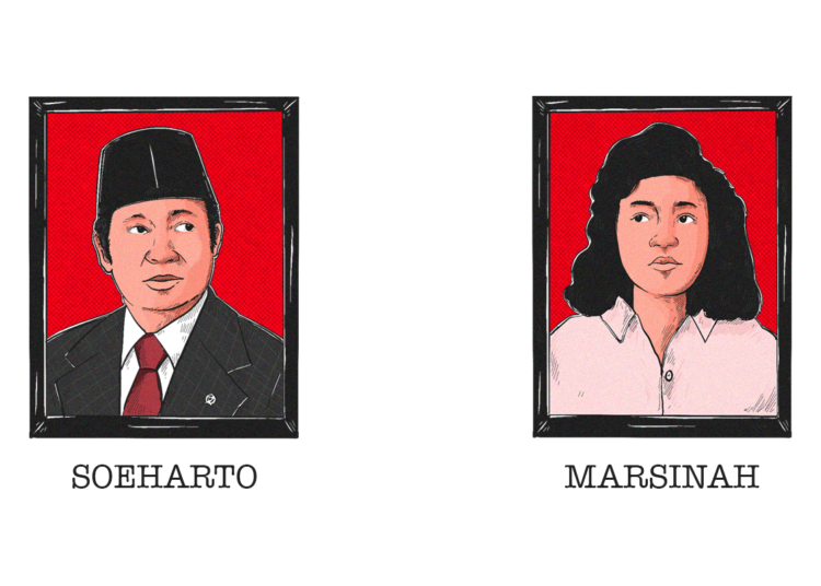 Suara Marsinah dari Dalam Kubur: 'Lucu! Aku Disandingkan dengan Pemimpin Rezim yang Membunuhku'.MOJOK.CO